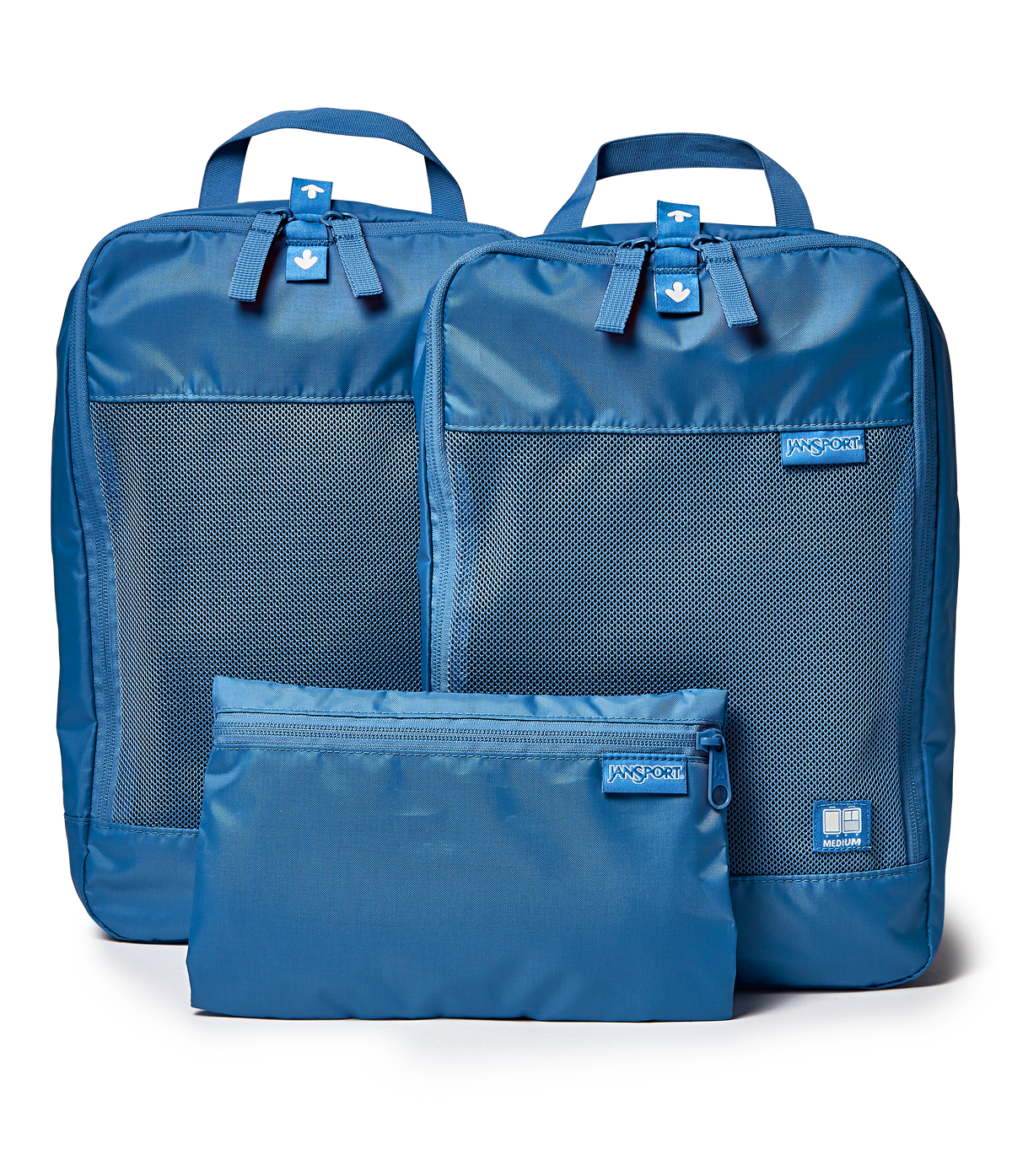 22" Carry On Luggage Packing Cubes Elemental Blue Set